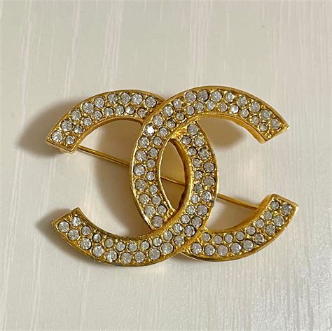 chanel diamond brooch|chanel brooch second hand.